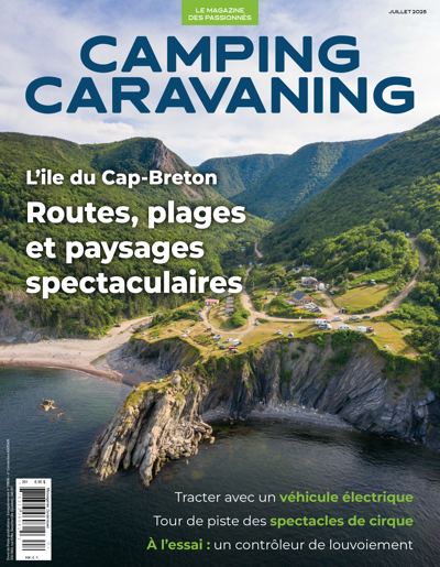 Juillet 2025 - Présentement en kiosque - Camping Caravaning