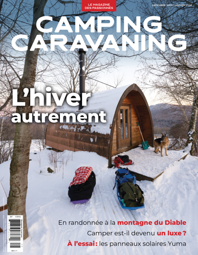 Présentement en kiosque - Décembre 2025-janvier 2026 - Magazine Camping Caravaning