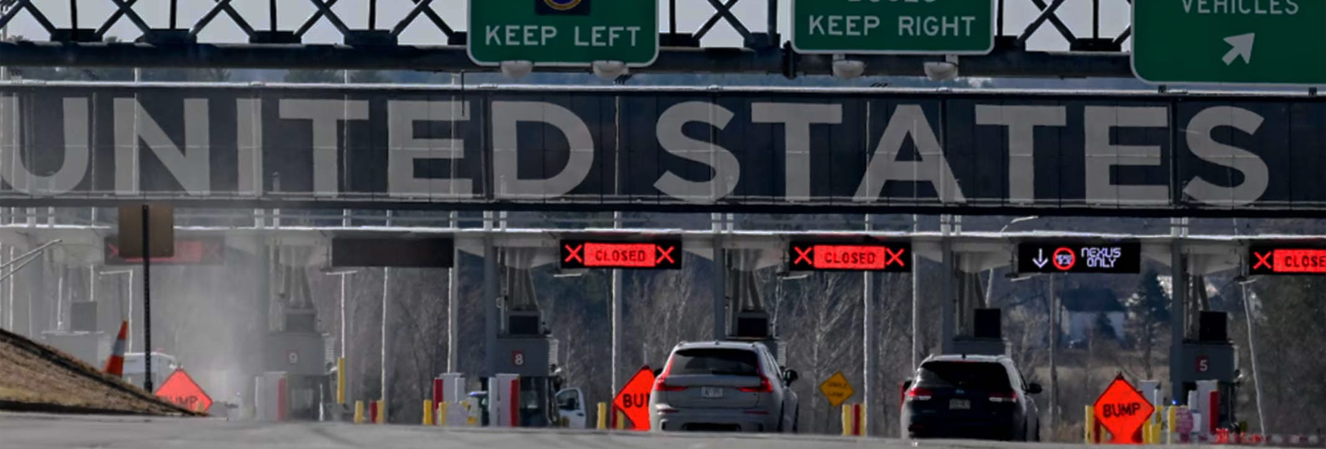 Bannière Traverser la frontière