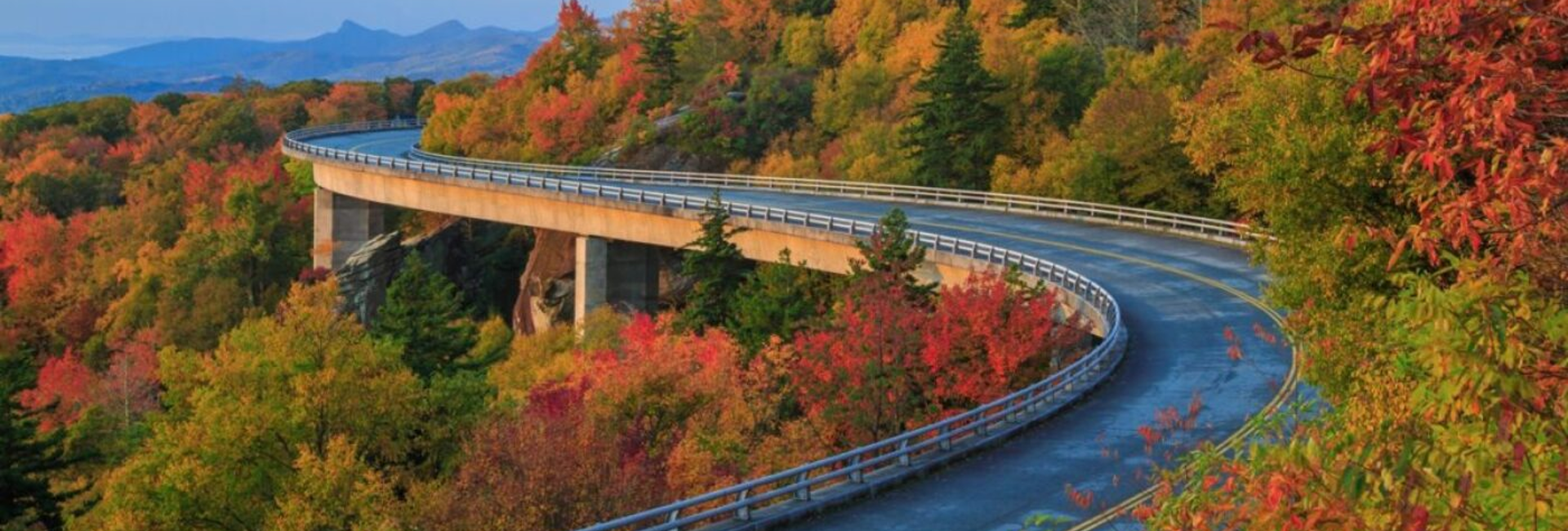 Bannière Skyline Drive et la Blue Ridge Parkway